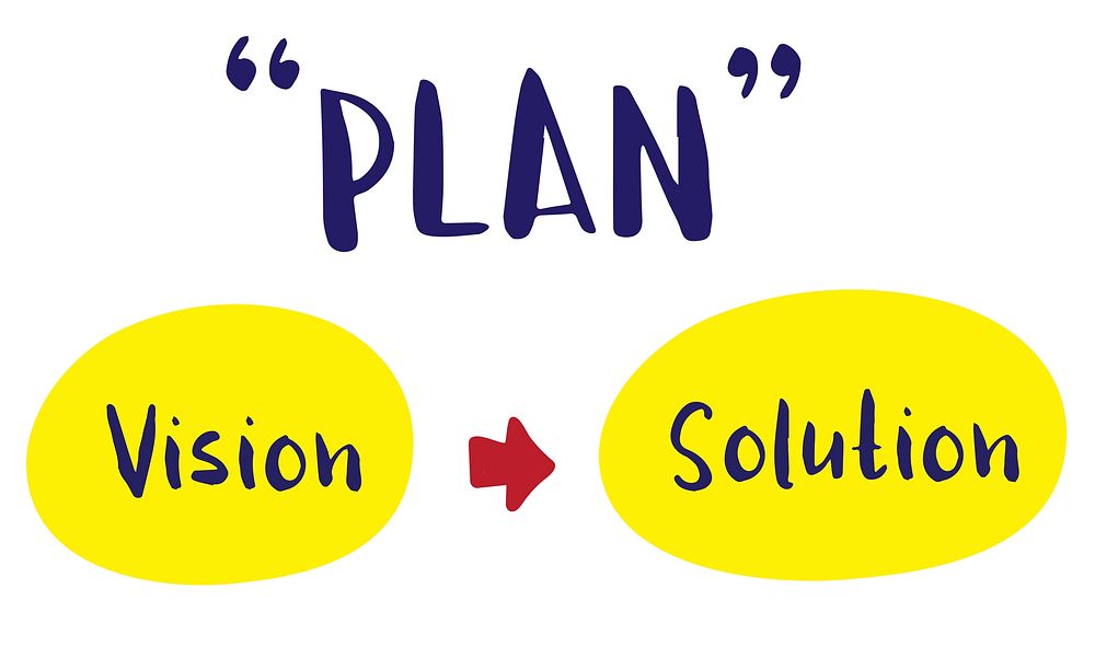 Plan Strategy Success Vision Solution Graphic Concept