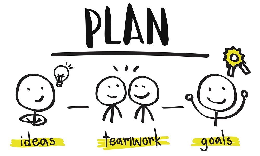 Plan Process Success Progress People Concept