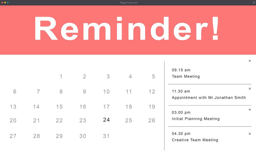 Agenda Appointment Schedule Calendar Reminder Concept