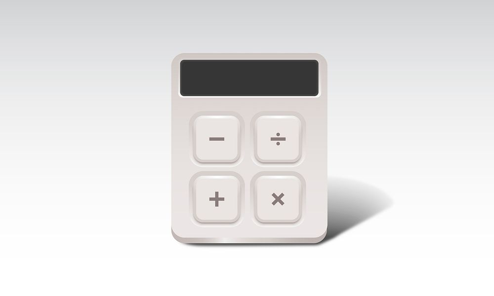 Calculator Accounting Investment Financial Graphic Concept