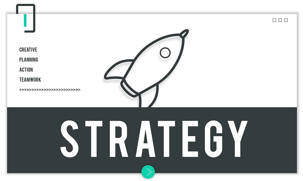 Business Rocket Ship Icon Graphic Concept