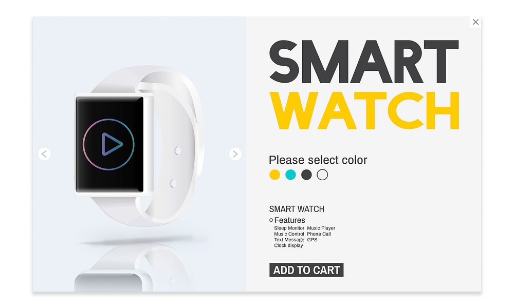 Smart Watch Gedget Invention Technology Concept