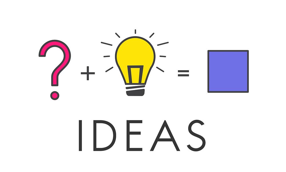 Creative Curiosity Ideas Equation Concept