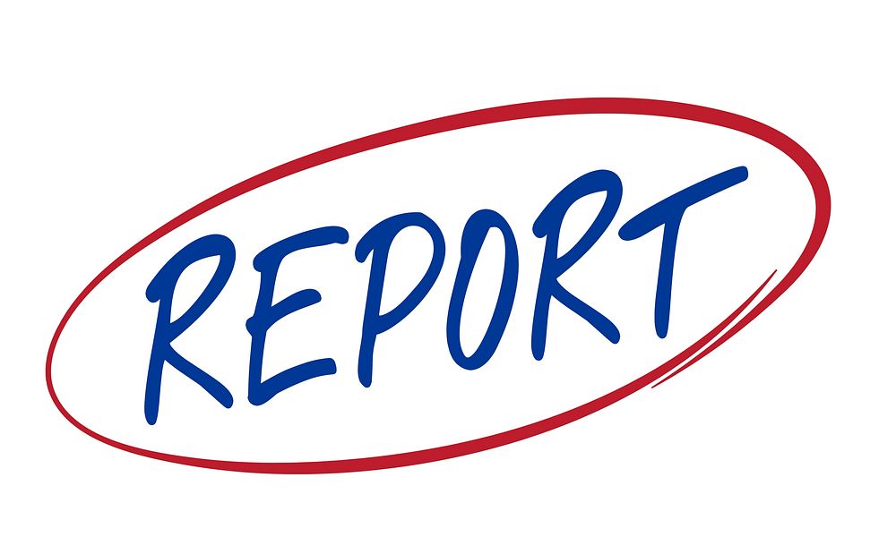 Report Inform Management News Progress Concept