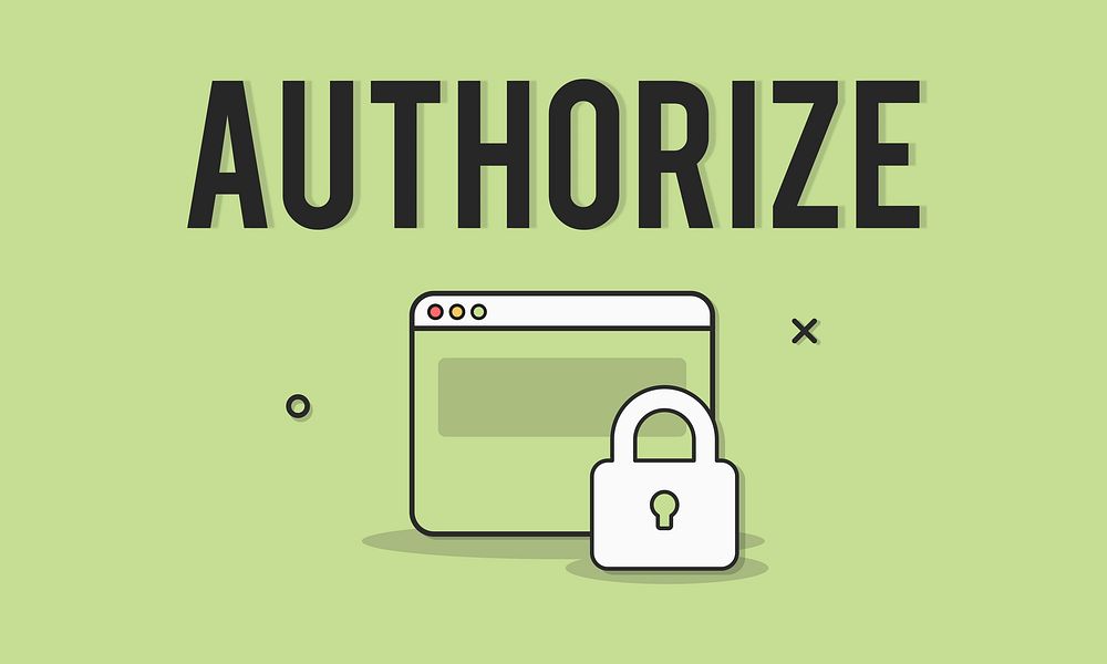 Authorize Protected Verification Privacy Security Concept