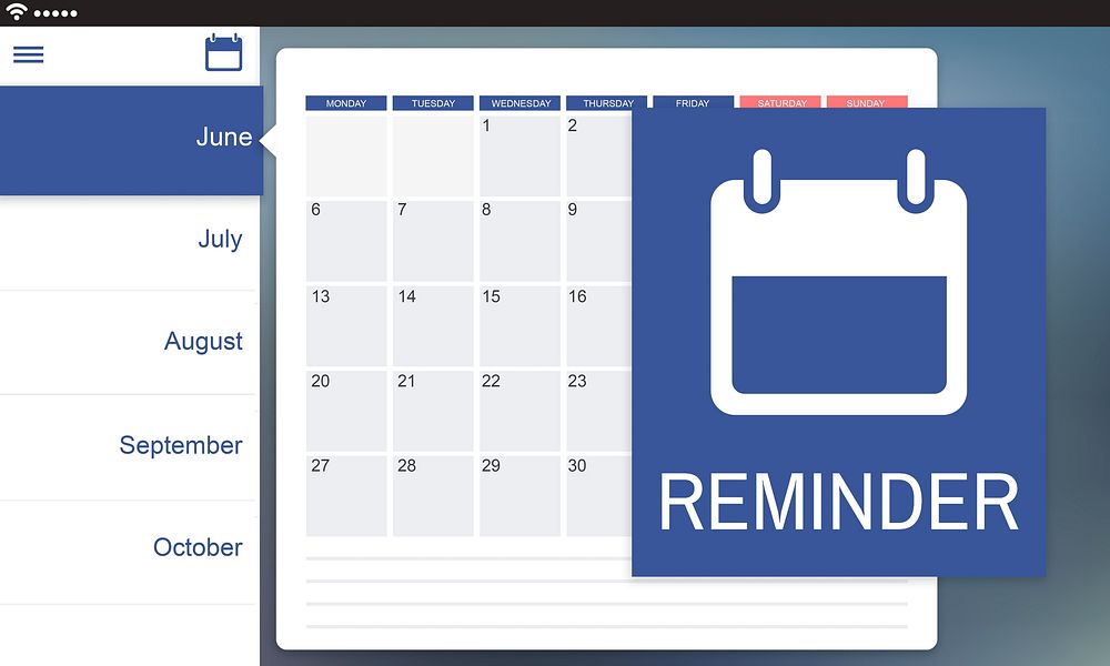 Appointment Agenda Reminder Personal Organizer Calendar Concept