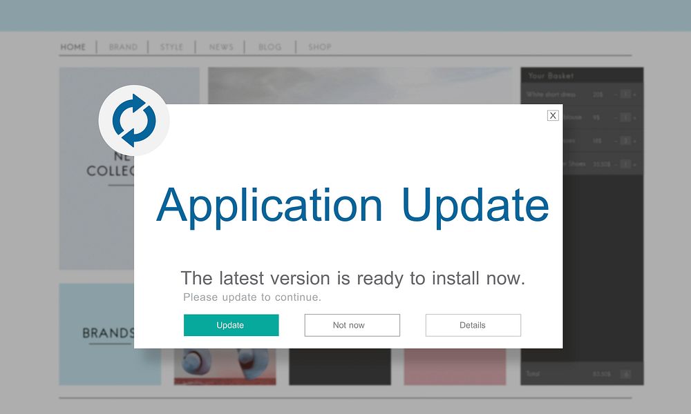 Application Upgrade Icon Concept