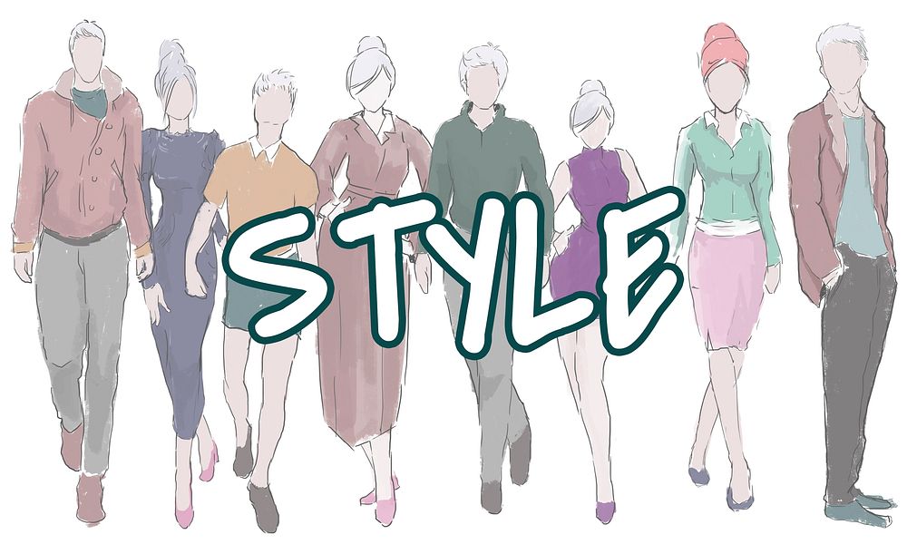 Style Trends Fashion Design Classy Chic Concept