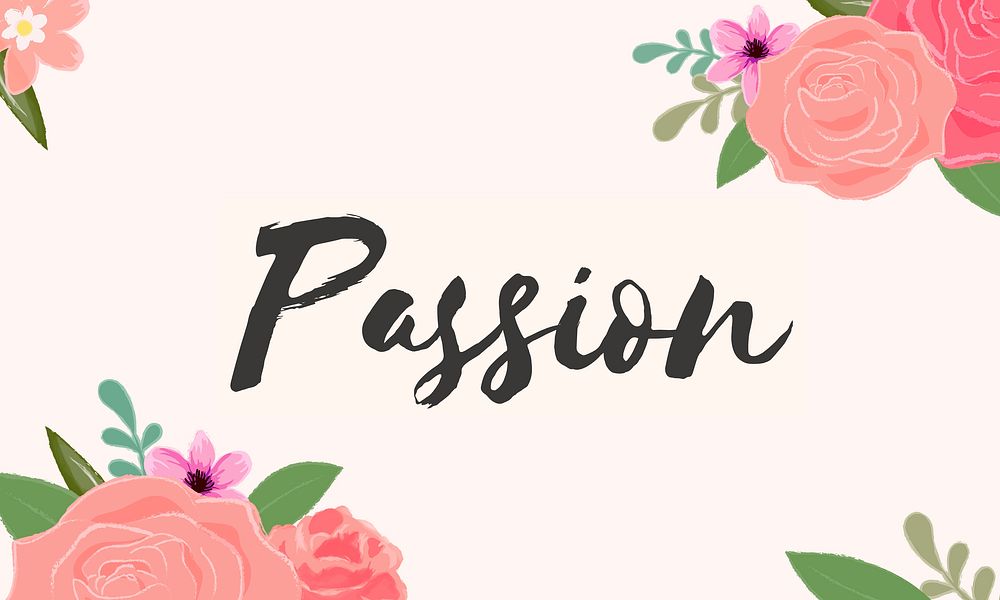 Passion Love Letter Message Words Graphic