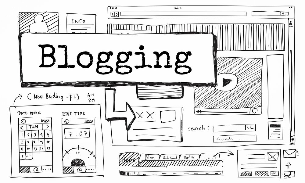 Blogging Internet Online Connection Message Concept