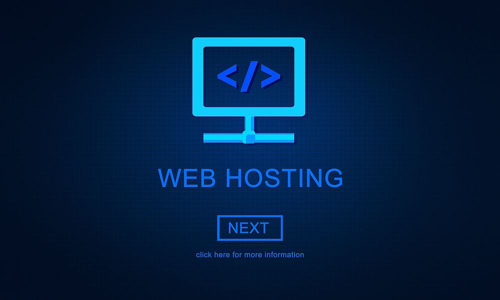 Web Hosting Data Adverstising Network Provider Concept