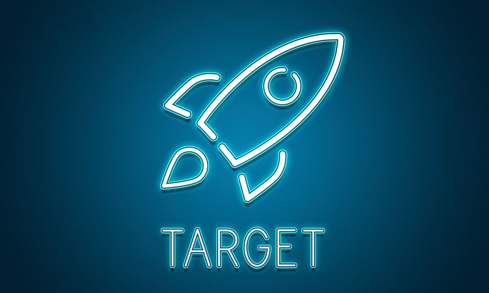Business Goals Rocketship Target Concept