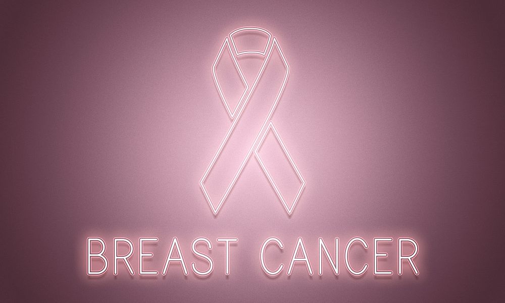 Breast Cancer Support Fight Care Hope Graphic Concept