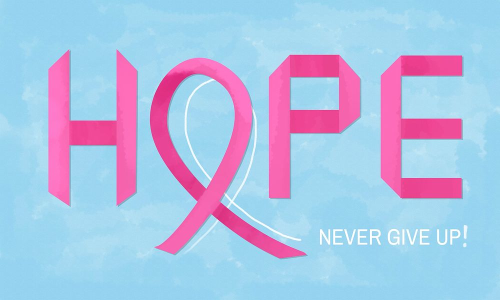 Fight Girl Hope Faith Cancer Concept