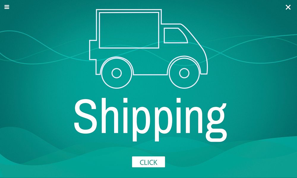 Cargo Shipping Freight Logistics Truck Icon
