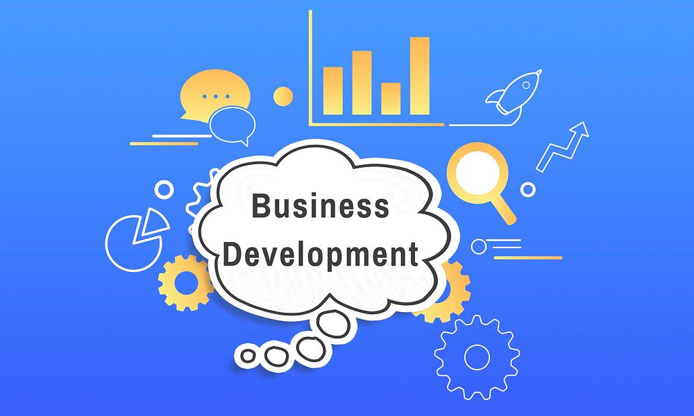 Strategy Management Business Development Illustration