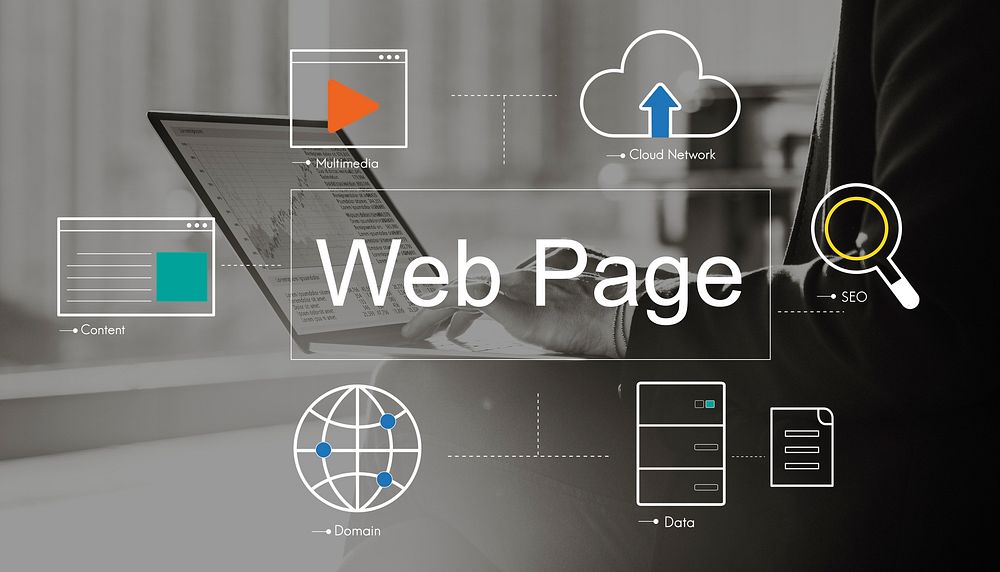 Big Data Domain Web Page SEO Concept