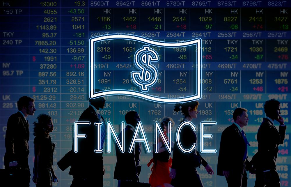 Finance Investment Money Cash Icons Graphics Concept