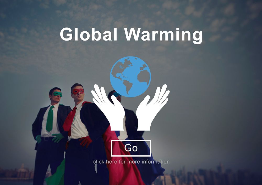 Global Warming Climate Change Environmental Website Concept
