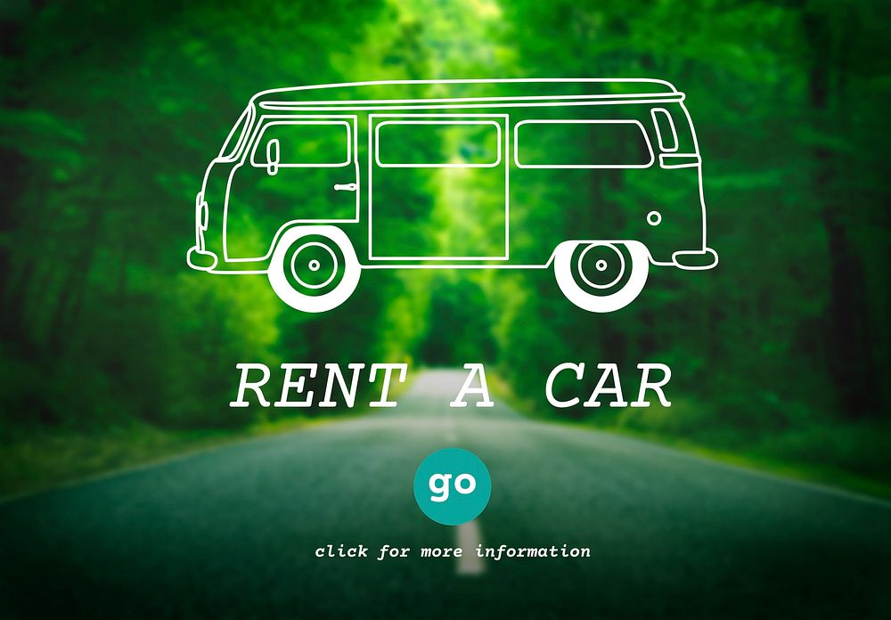 Rent A Car Road Trip Travel Destination Concept