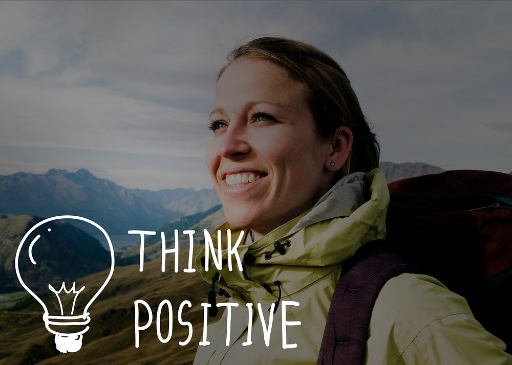 Think Positive Attitude Optimism Inspire Concept