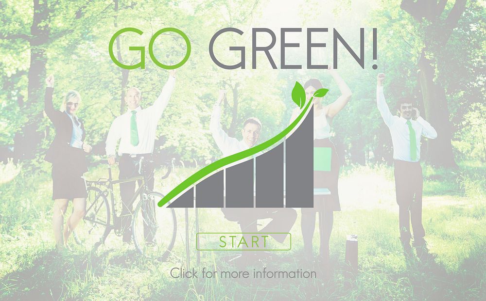 Go Green Business Environment Ecology Concept