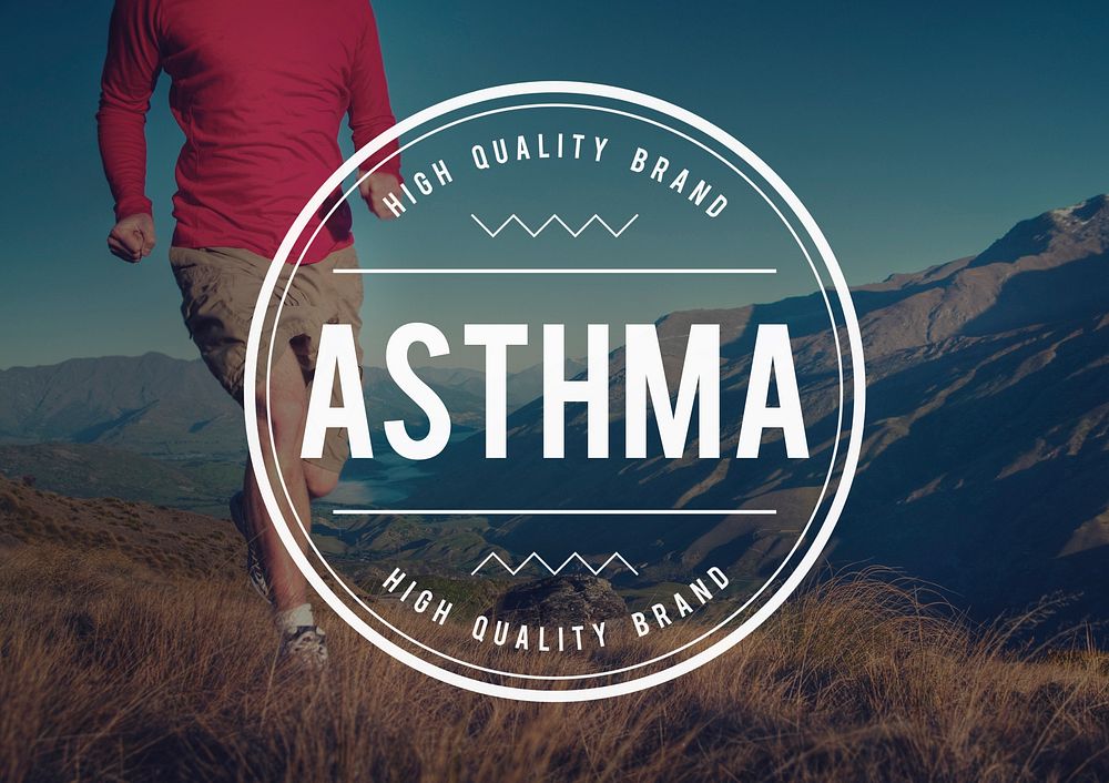Asthma Allergy Bronchial Breathing Concept