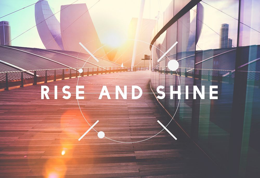 Rise and Shine Growth Success Achievement Progress Concept