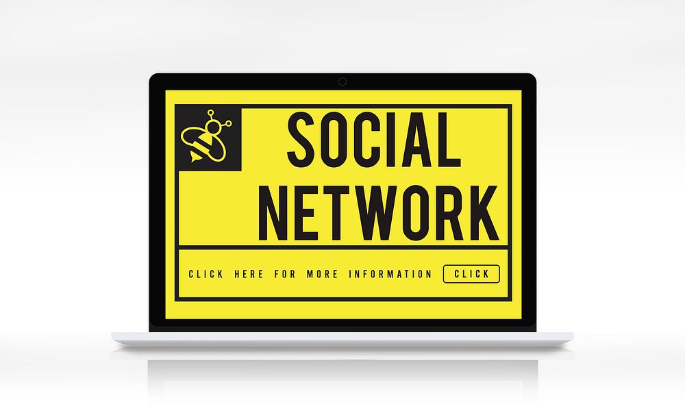 Social Network Communication Connection Concept