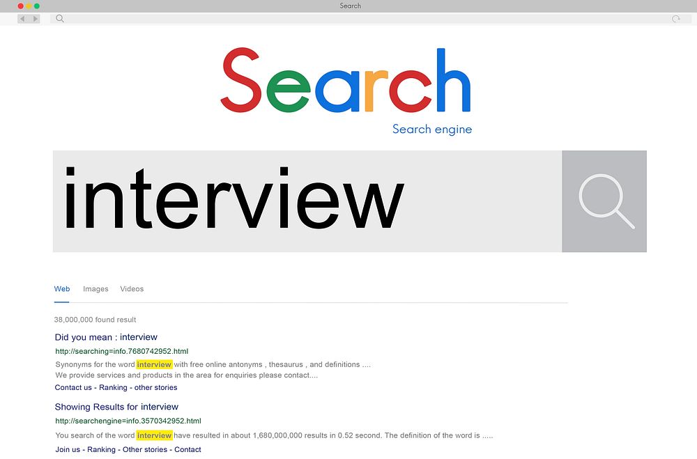 Interview Journalism Recruitment Report Research Concept