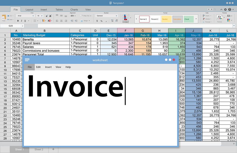 Invoice Payment Bill Taxation Money Concept