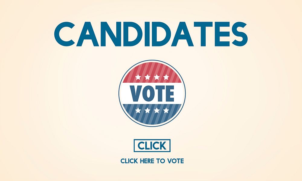 Candidates Nominee Vote Leader Campaign Concept