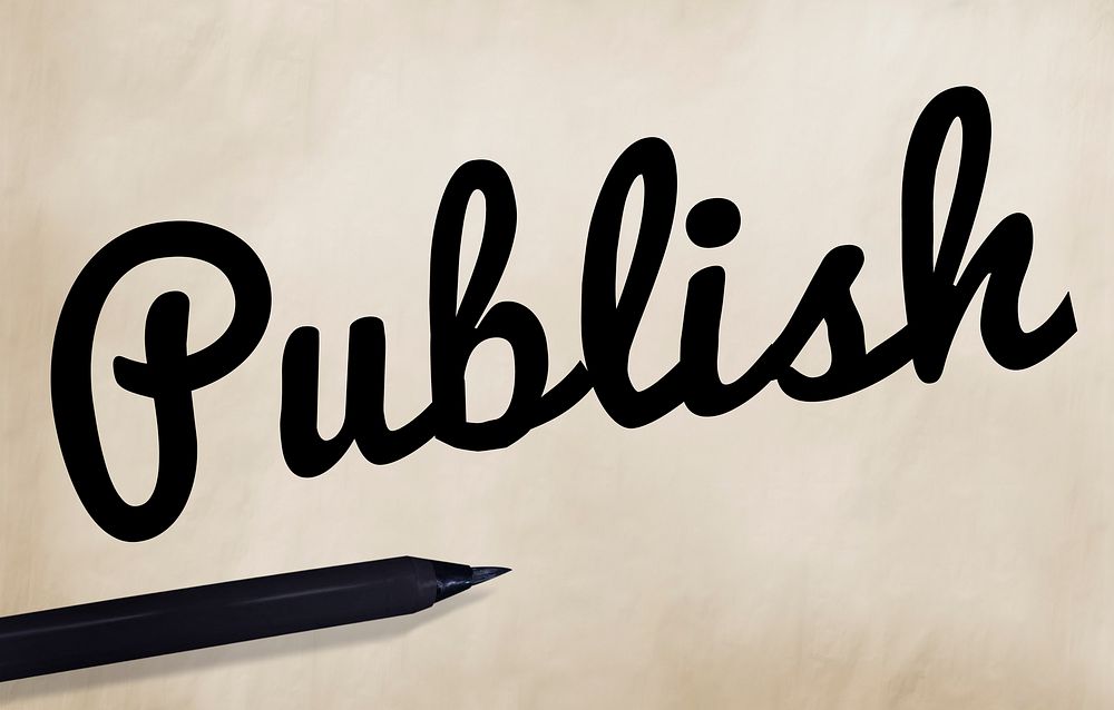 Publish Writing Editing Journalism Concept