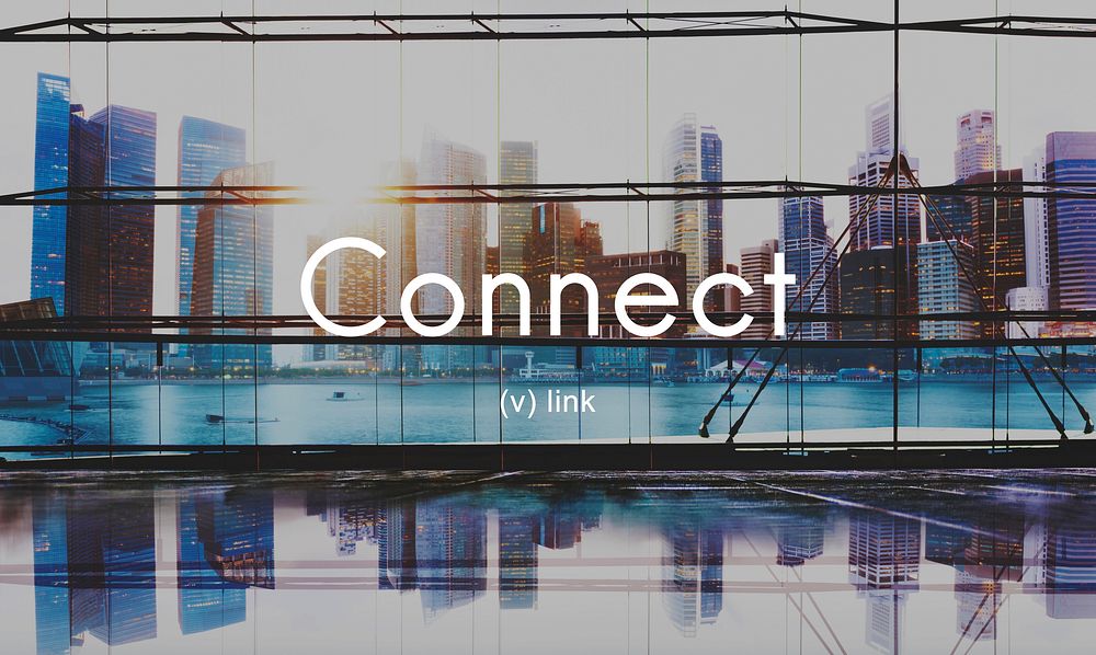Connect Link Communication Contact Network Concept