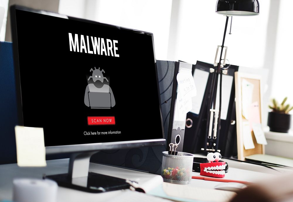 Scam Virus Spyware Malware Antivirus Concept