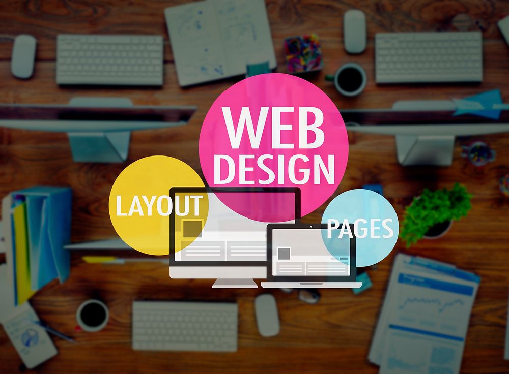Web Design Layout Pages Development Website WWW Concept