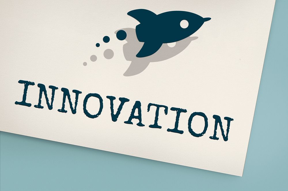 Innovation development Rocket Graphic Concept