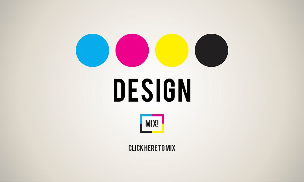 CMYK Ink Design Graphics Creativity Concept