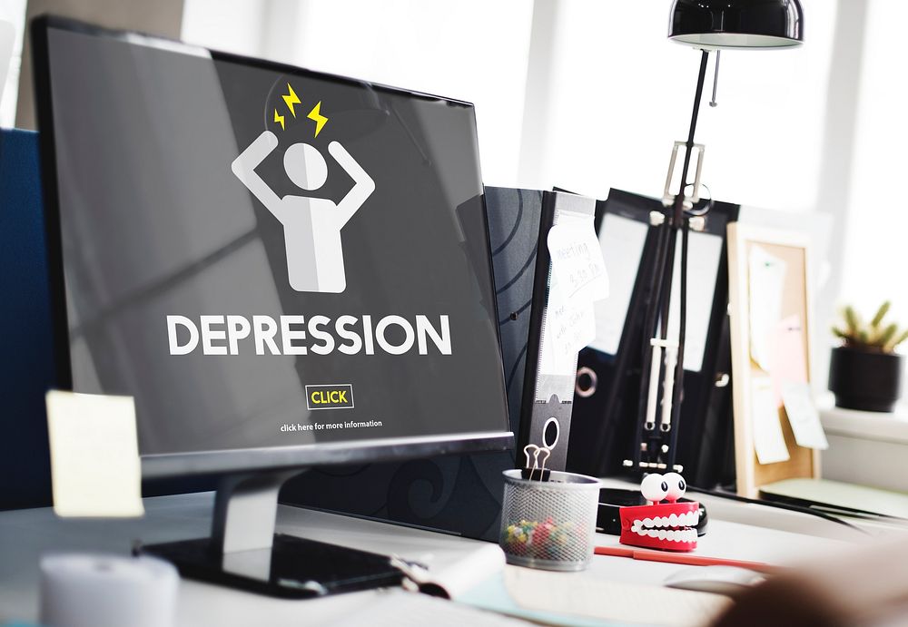 Depression Headache Stress Disorder Illness Concept