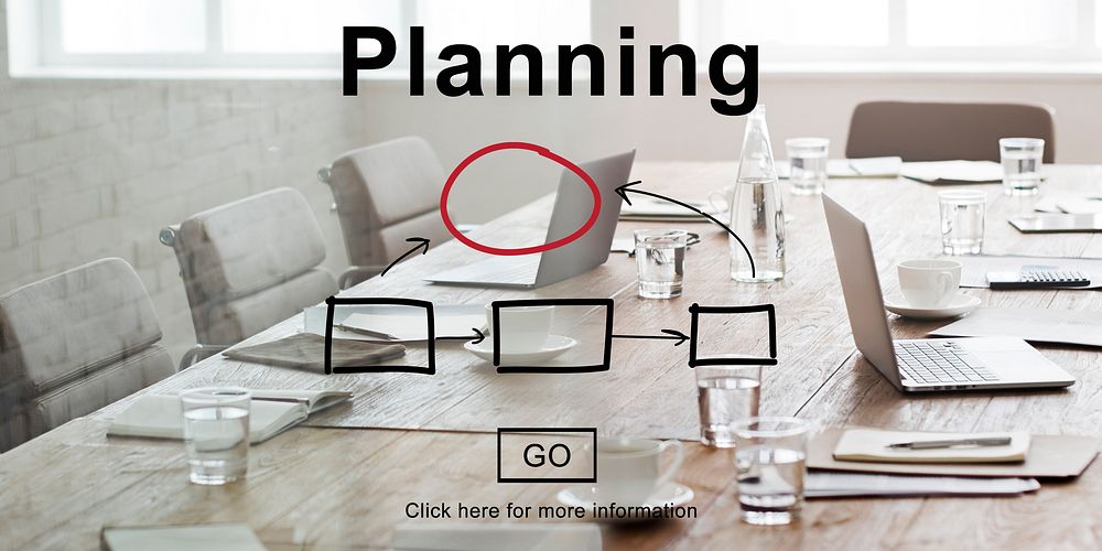 Planning Organization Chart Homepage Concept