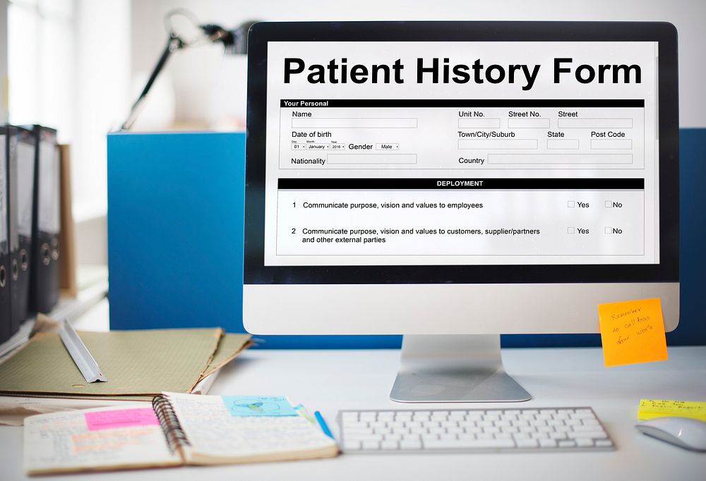 Patient Information Form Document Details Concept