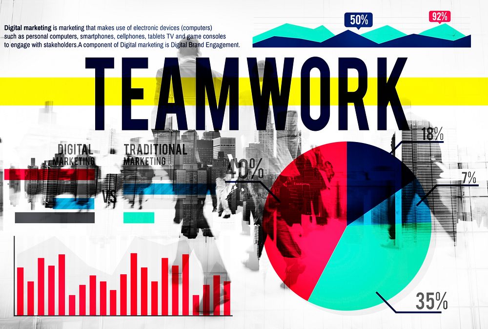 Team Teamwork Collaboration Unity Group Concept