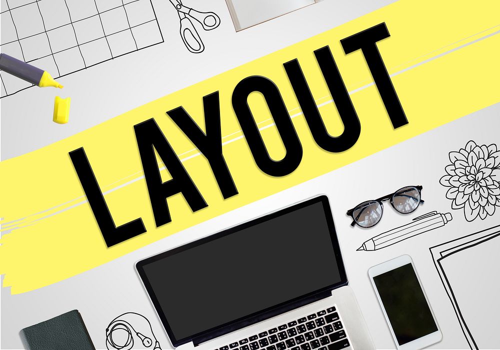 Layout Arrangement Design Creative Editing Concept