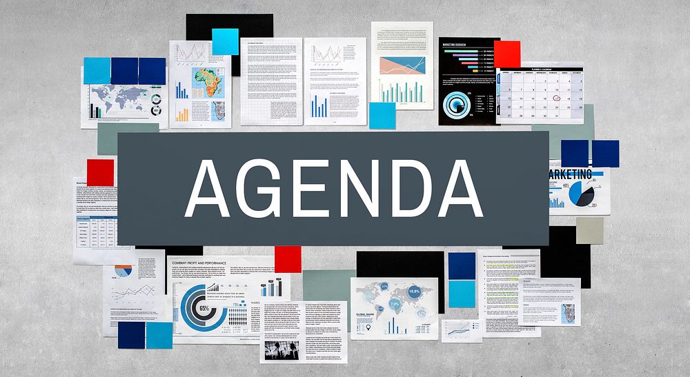 Agenda Appointment Calendar List Meeting Concept