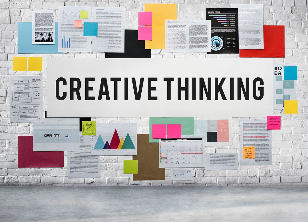 Creative Thinking Design Development Ideas Skills Concept
