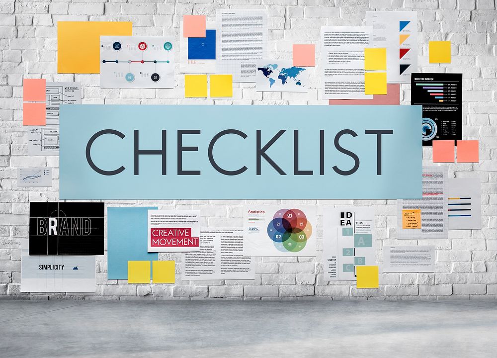 Checklist Reminder Important Task Remember Concept