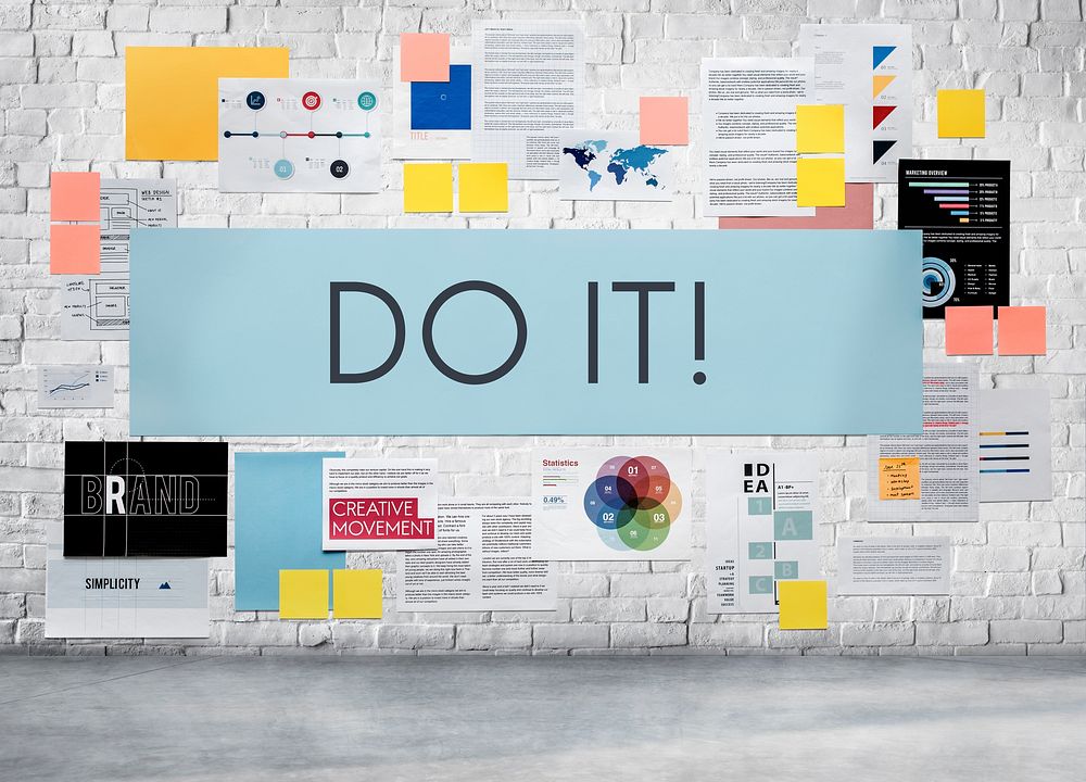 Do it! Motivate Motivate Proactive Concept