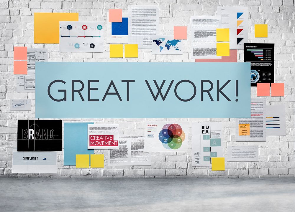 Great Work Excellence Achievement Encourage Concept