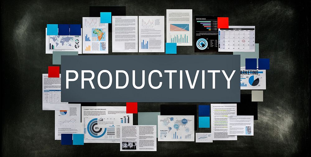 Productivity Results Work Flow Production Concept