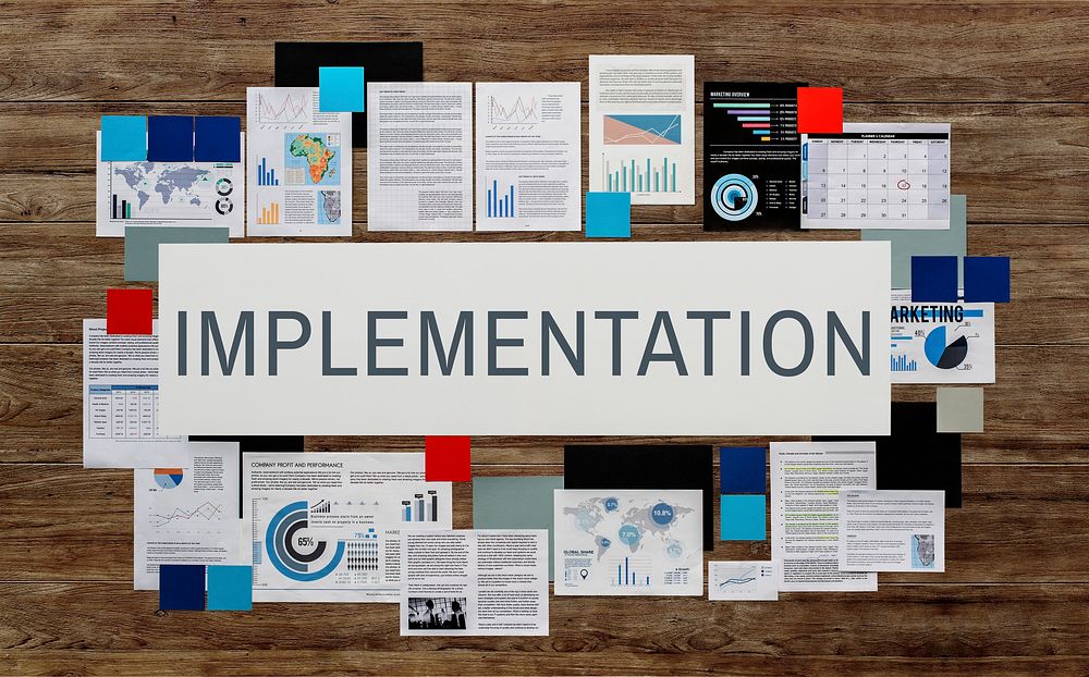 Implementation Accomplish Applying Installing Concept